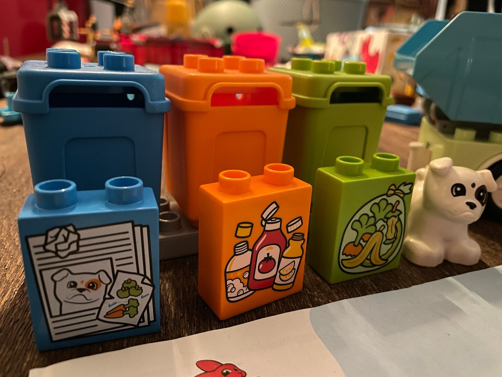 Duplo Vuilniswagen en Recycling Set (10987), Ophalen, Overige thema's, Zo goed als nieuw, Compleet