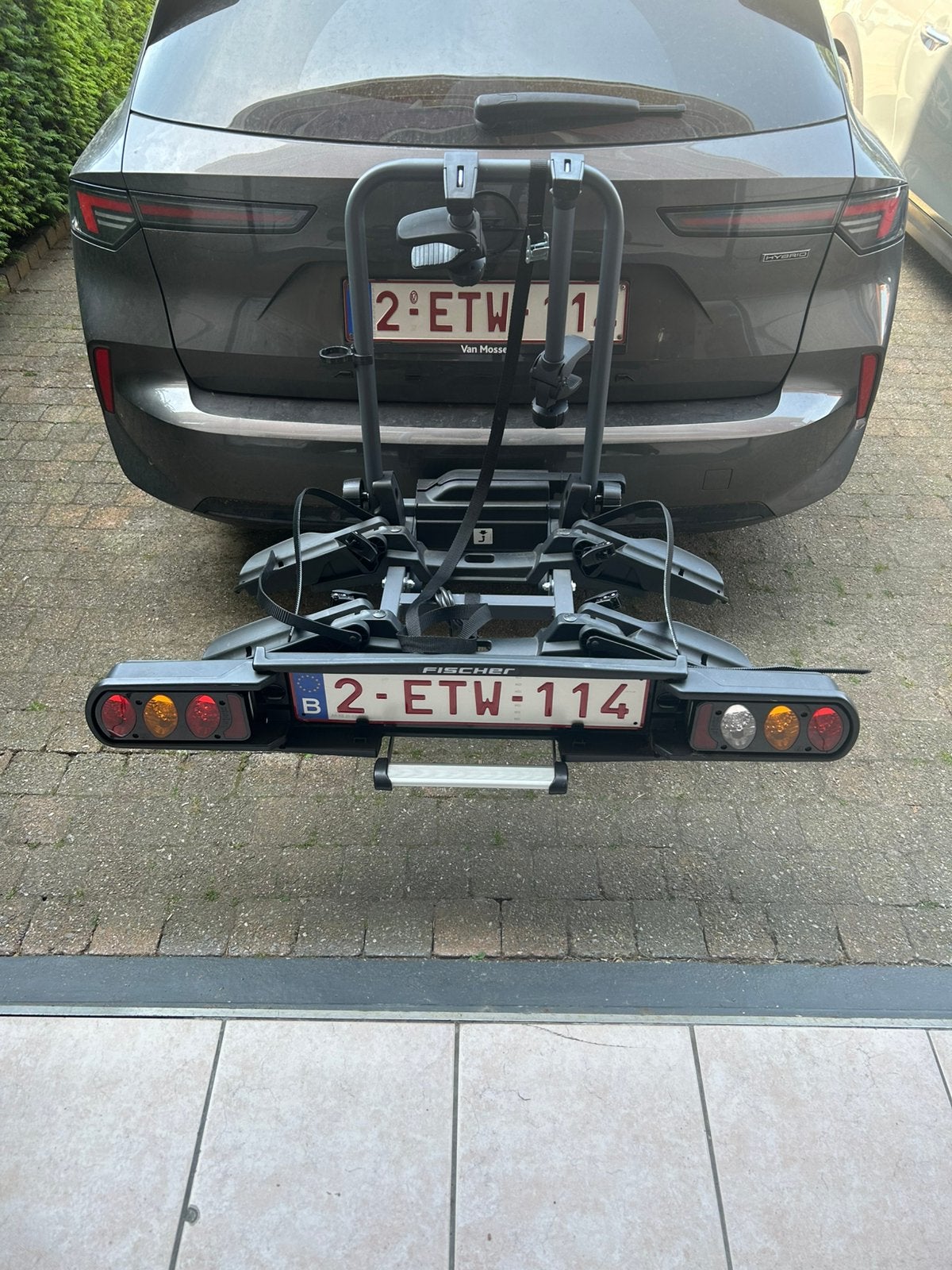 Fietsdrager Fischer, Ophalen of Verzenden, Zo goed als nieuw, Trekhaakdrager
