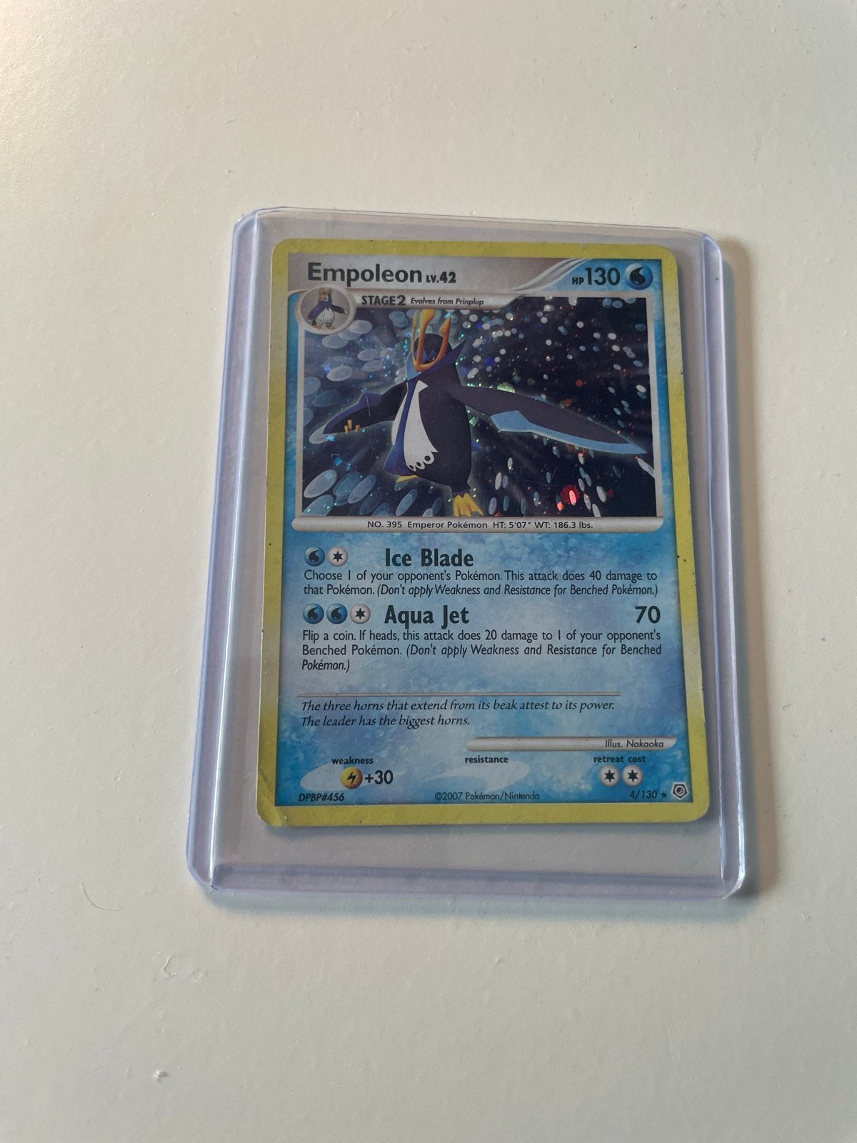Empoleon Lv.42 Pokémon Kaart, Ophalen, Gebruikt, Losse kaart