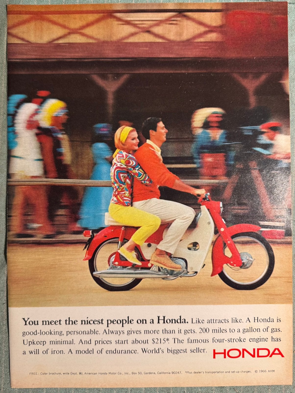Advertentie 1966 Honda Super Cub, Verzenden, Zo goed als nieuw, Motoren
