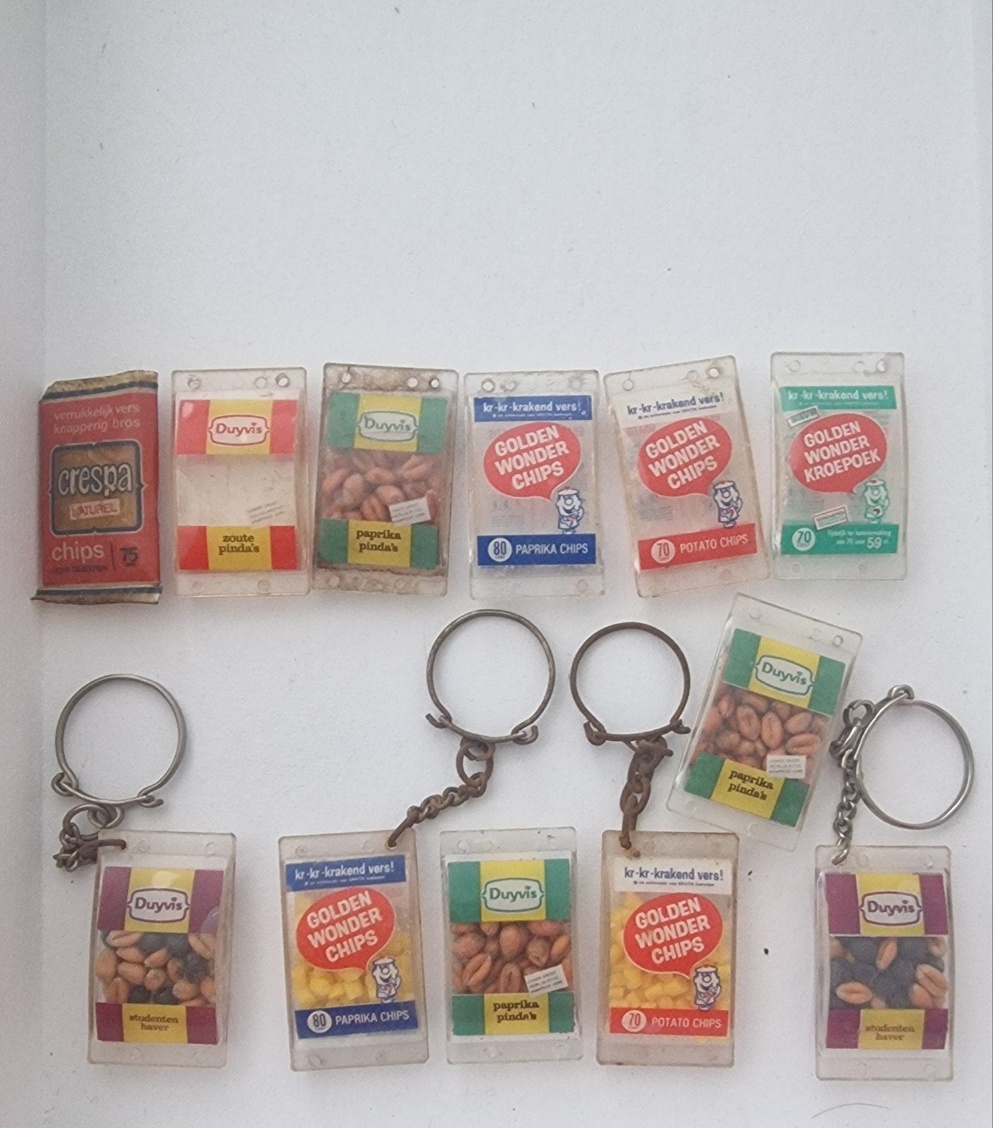 Vintage reclame Duyvis & Golden Wonder Chips, Verzamelen, Ophalen of Verzenden, Gebruikt, Merk