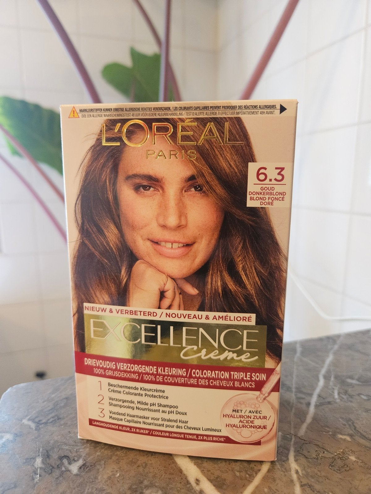 L'Oréal Paris Excellence Crème 6.3 Goud Donkerblond, Ophalen of Verzenden, Nieuw, Overige typen