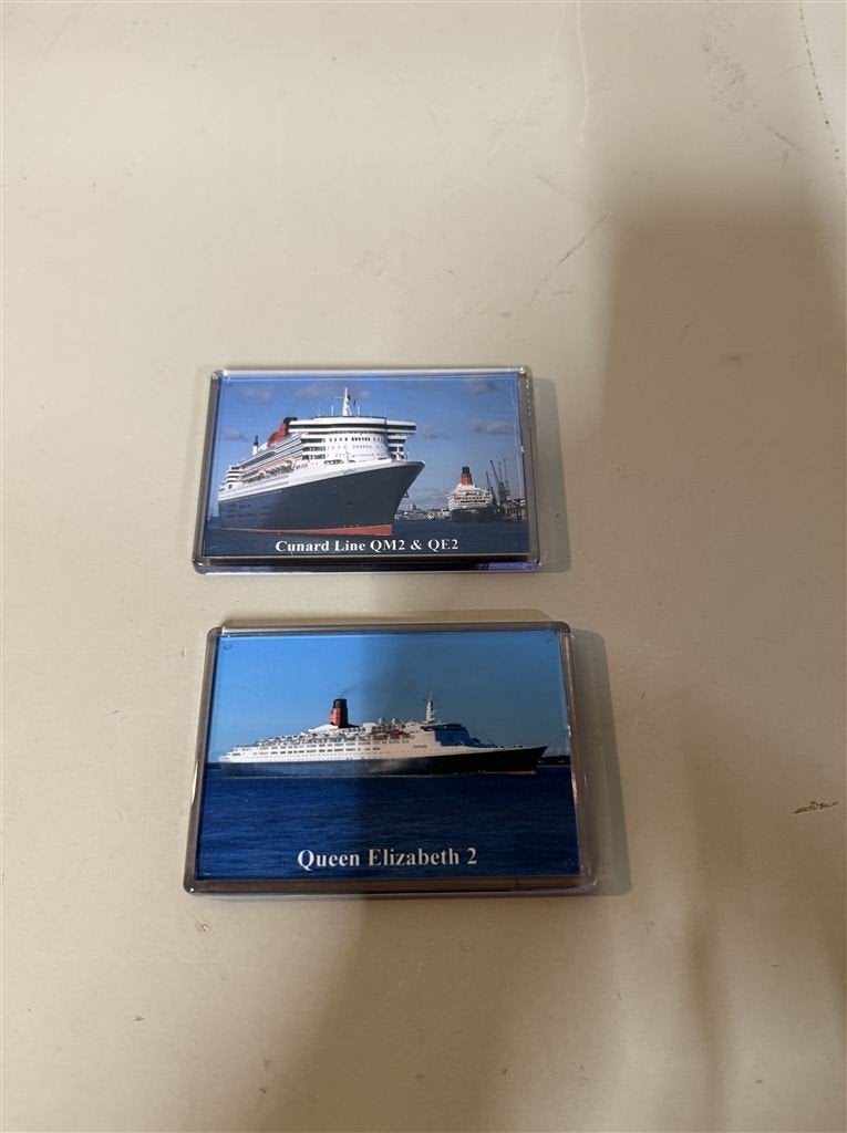 Cunard Queen Mary 2 & QE2 - Grote Magneet - Cruiseschip, Ophalen of Verzenden, Zo goed als nieuw, Overige typen
