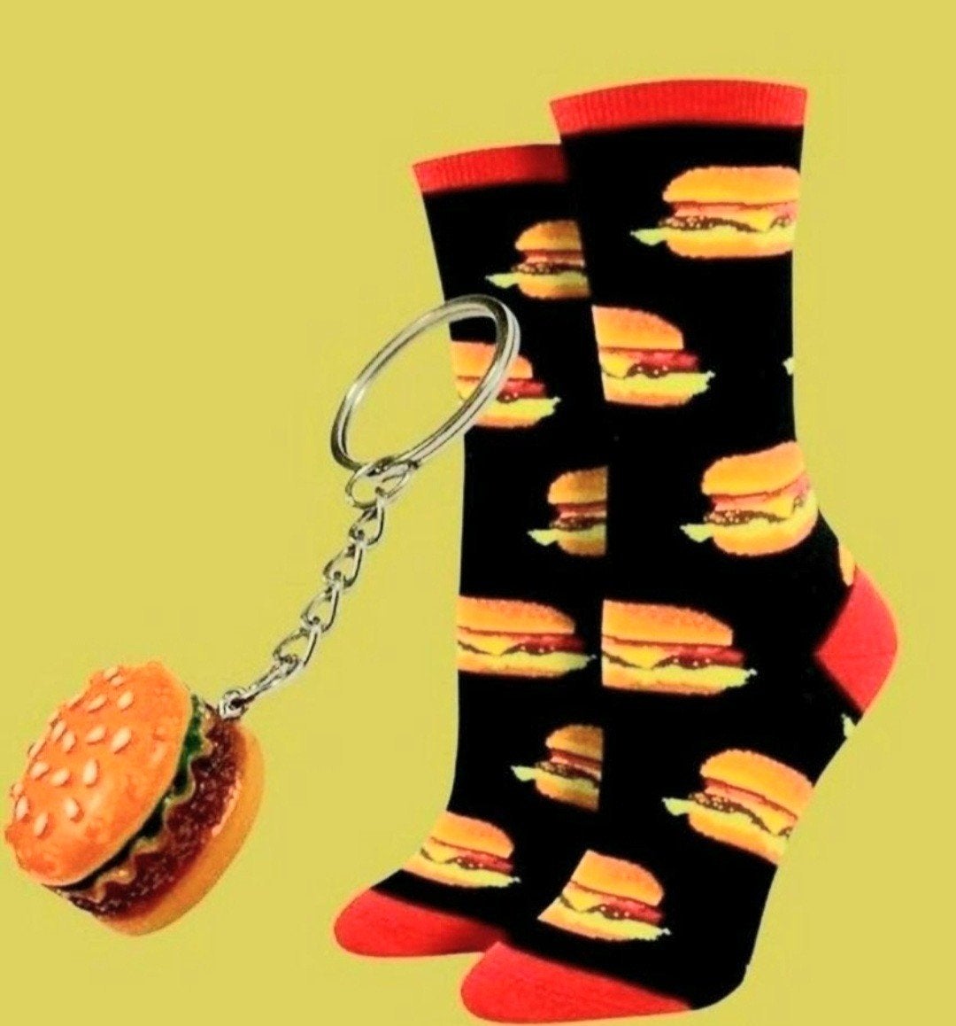 HAMBURGER SOKKEN + SLEUTELHANGER HAMBURGER, Ophalen of Verzenden, Nieuw, Overige kleuren