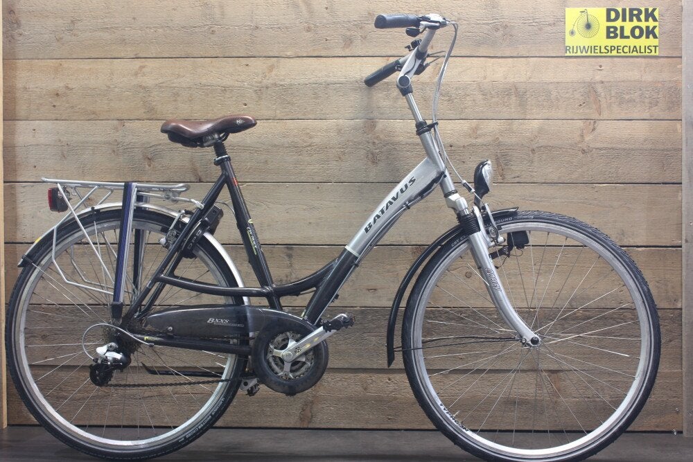 Batavus On Track damesfiets 8v D57 grijs + 3 mnd garantie