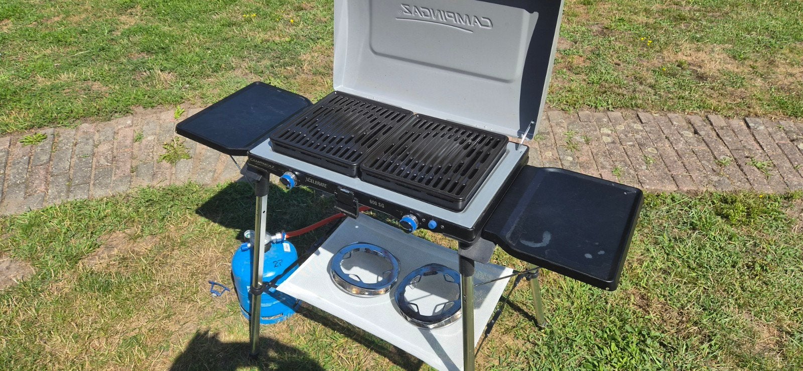 Campingaz Xcelerate 600 SG gasfornuis met grill, Ophalen, Zo goed als nieuw