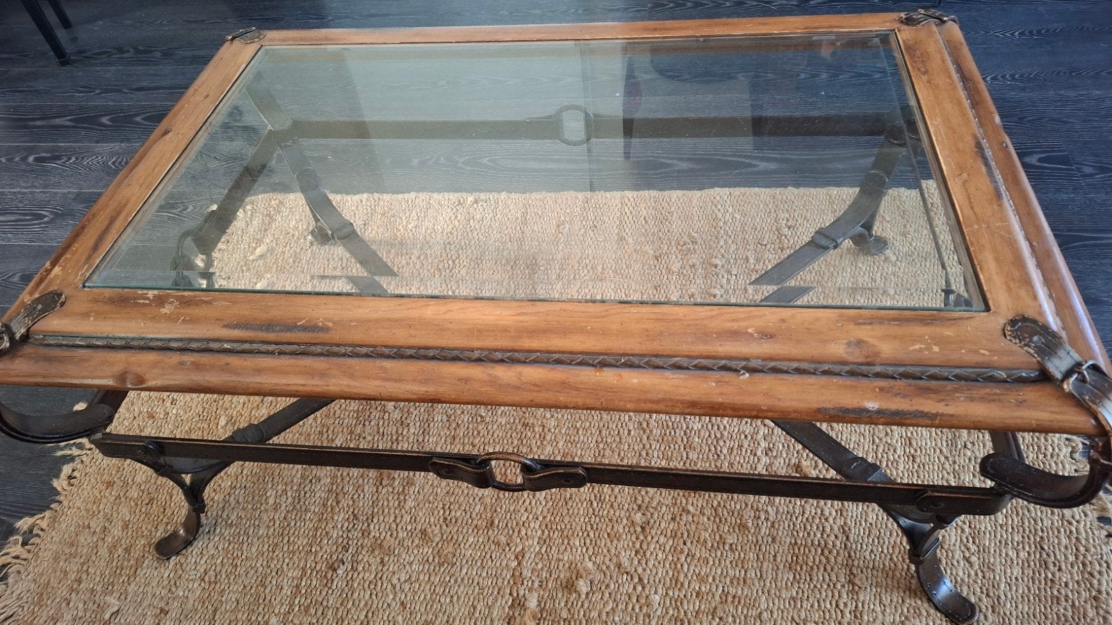 Salon tafel+ bijzettafeltje, 100 tot 150 cm, 50 tot 100 cm, Ophalen of Verzenden, Rechthoekig