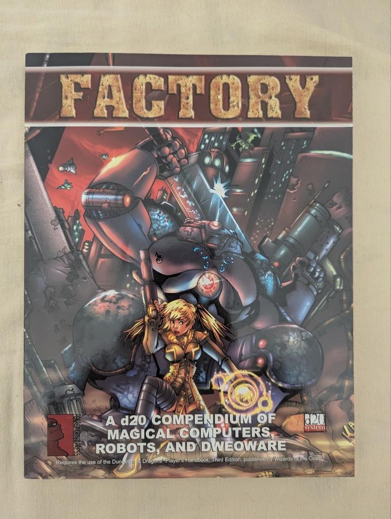 Factory d20 Compendium, Ophalen of Verzenden