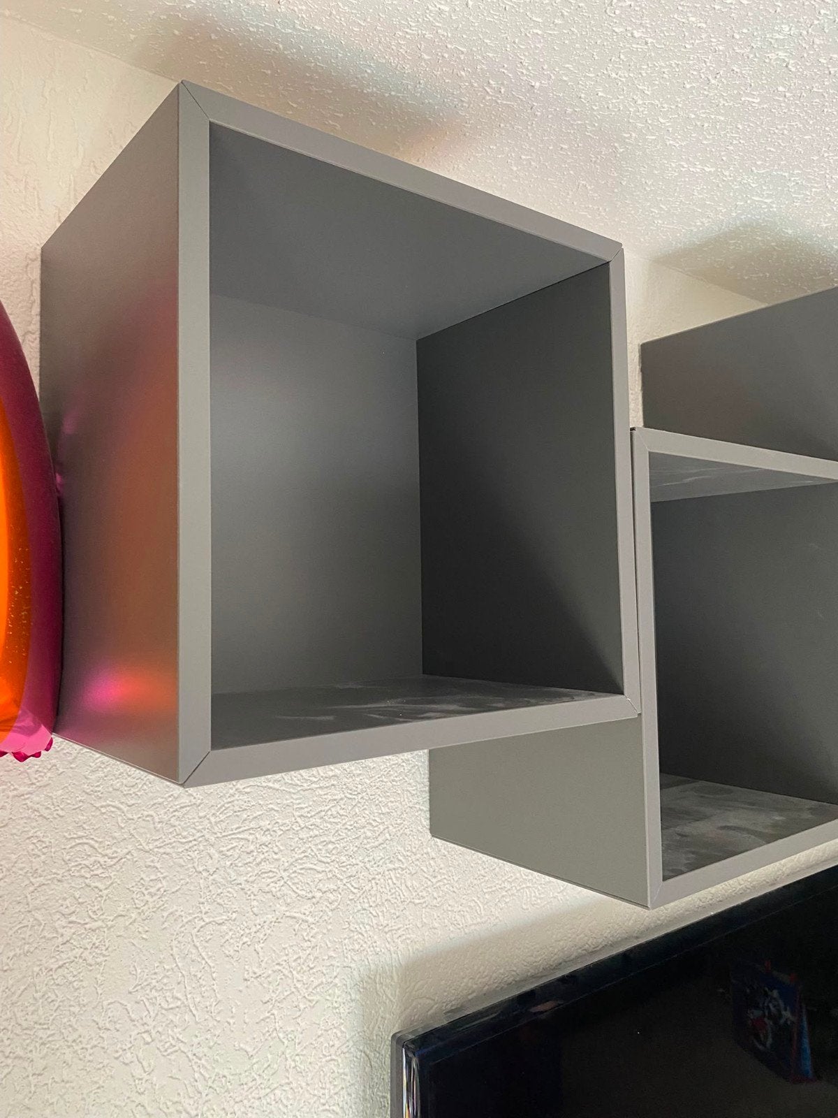 4x Zwarte Ikea Kubussen met Ophangsysteem (35,2x35,2x23cm), Ophalen, Gebruikt, Minder dan 150 cm, Minder dan 25 cm
