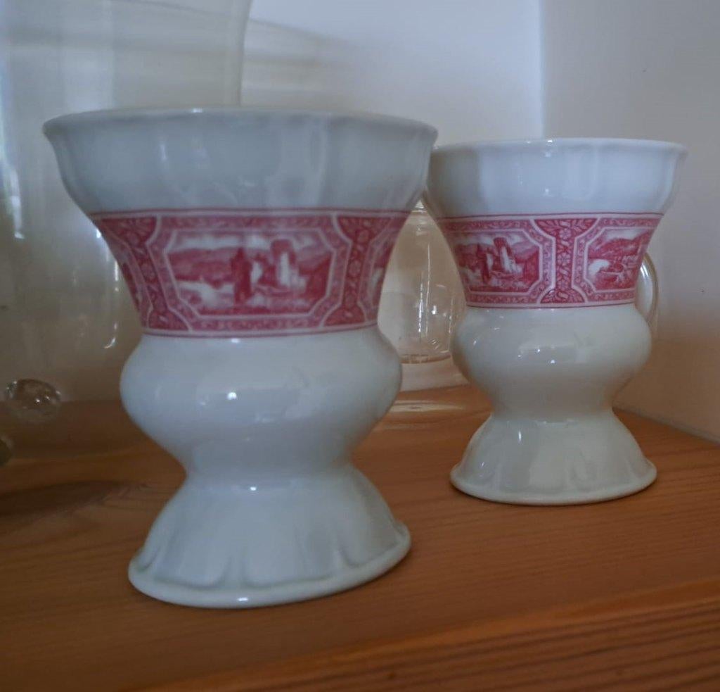 Heinrich Rüdesheimer kopjes Vintage 2 stuks, Ophalen of Verzenden, Nieuw, Overige stijlen, Kop(pen) en/of Schotel(s)