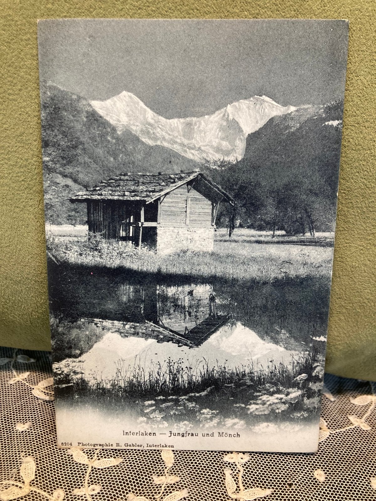 Antieke ansichtkaart Interlaken (220926), Ophalen of Verzenden, Voor 1920, Gelopen, Overig Europa