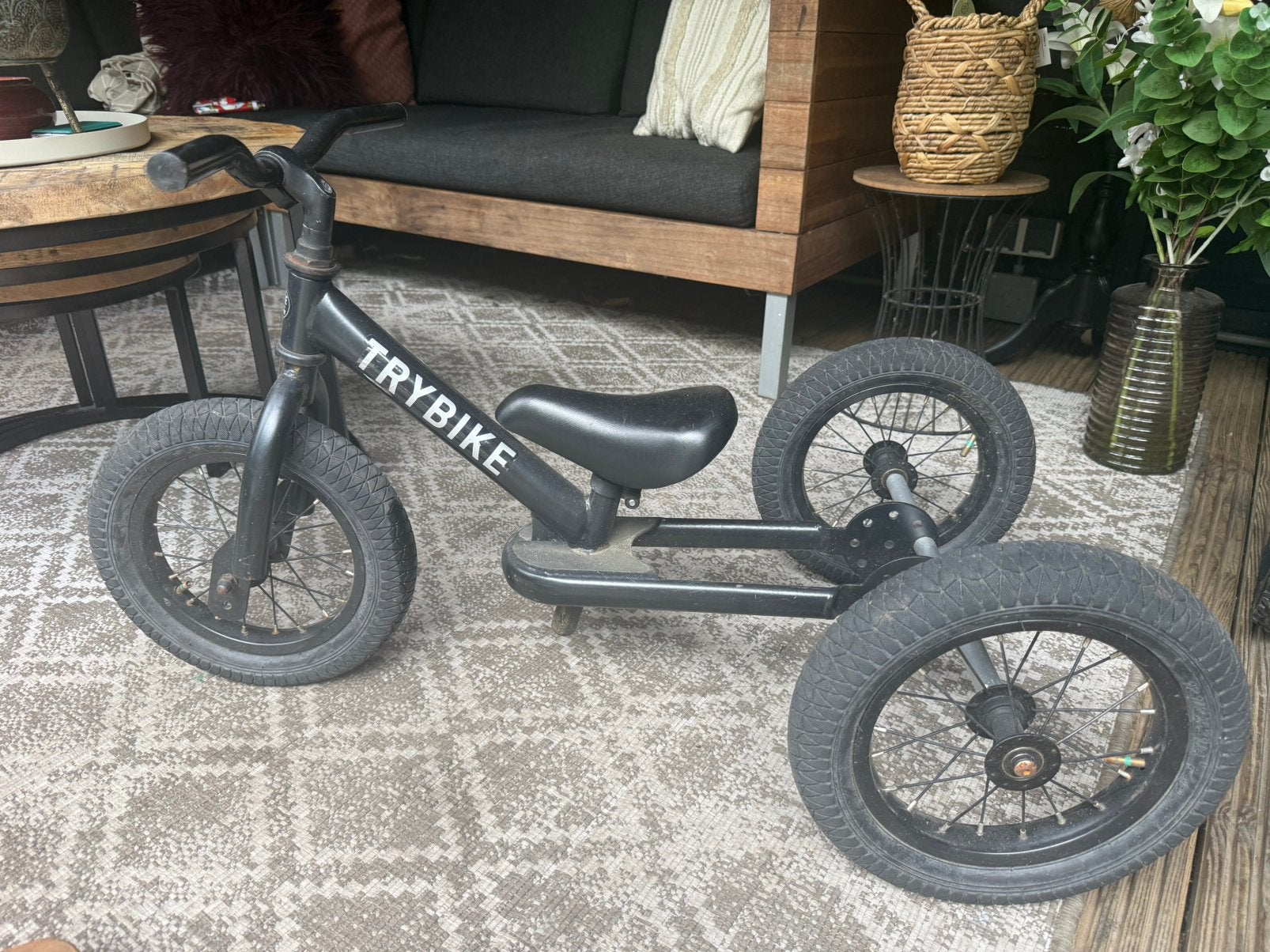 Trybike zwart, Kinderen en Baby's, Ophalen of Verzenden, Gebruikt, Overige merken