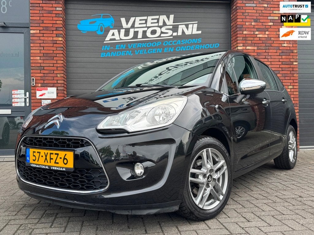 Citroen C3 1.4 Collection Pano Airco Cruise 5 Deurs Trekhaak, Voorwielaandrijving, 4 cilinders, Zwart, Origineel Nederlands