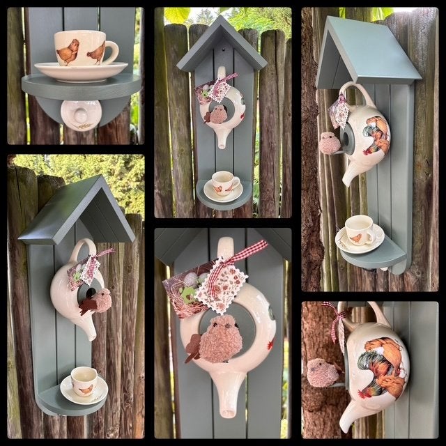 Cadeautip! JTS 'Chicken Together' Theepot Vogelhuisje, Ophalen of Verzenden, Nieuw