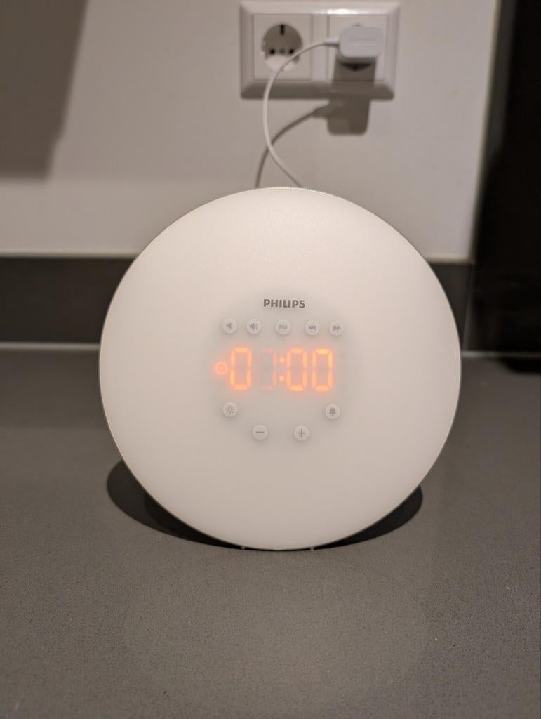 Philips Wake Up Light HF3506, Witgoed en Apparatuur, Wekkers, Zo goed als nieuw, Digitaal, Ophalen