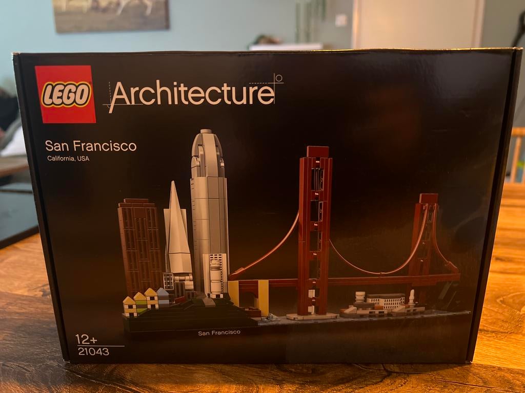 LEGO Architecture San Francisco Skyline 21043, Kinderen en Baby's, Speelgoed | Bouwstenen, Zo goed als nieuw, Overige merken, Ophalen of Verzenden