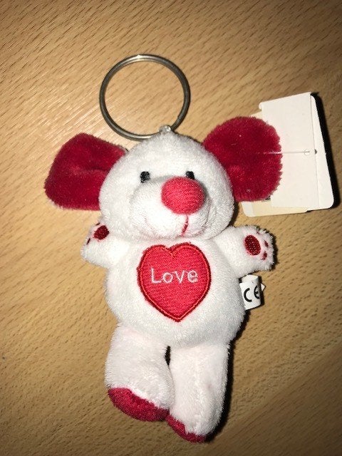 Love Beertje sleutelhanger (NIEUW MET LABEL), Ophalen of Verzenden, Nieuw, Knuffel of Figuurtje