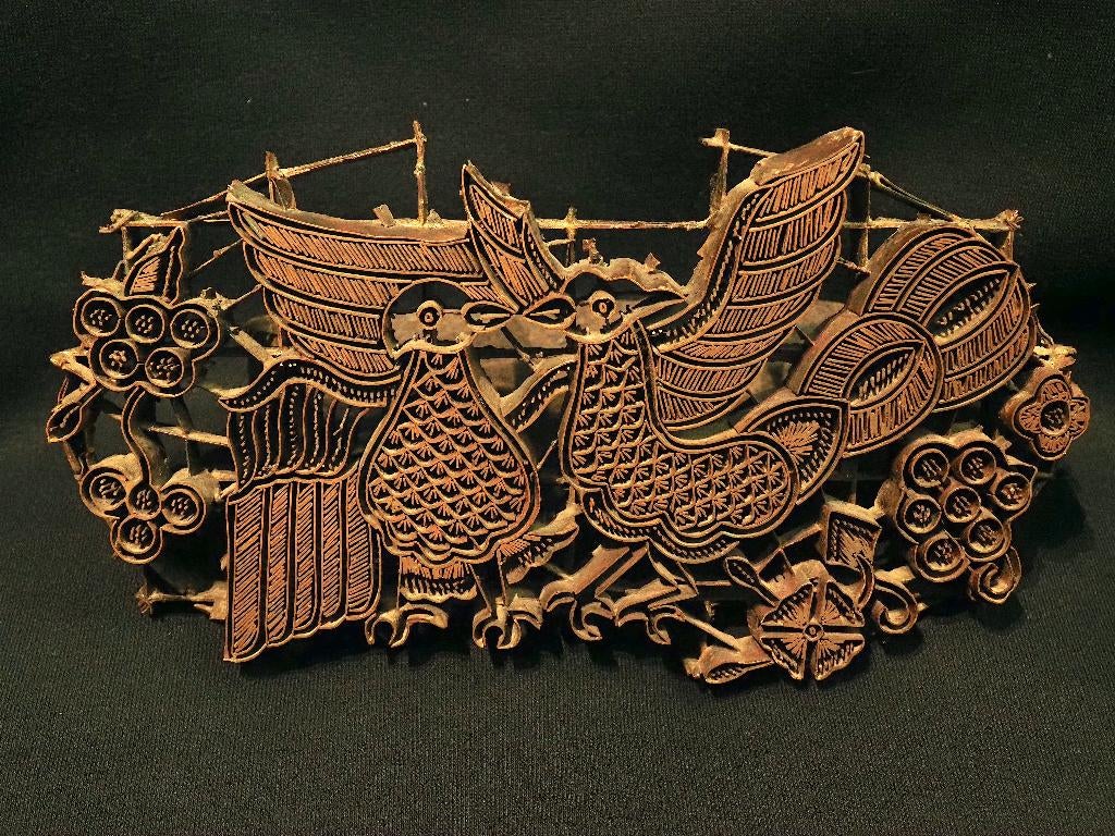 Javaanse batikstempel Uniek vogelmotief (251225-04), Ophalen of Verzenden