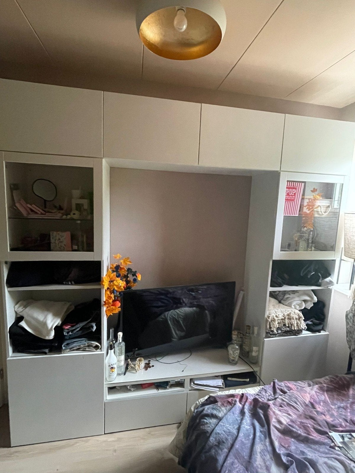 Besta kast Ikea wandmeubel, Huis en Inrichting, Ophalen, Met deur(en), 200 cm of meer, Zo goed als nieuw