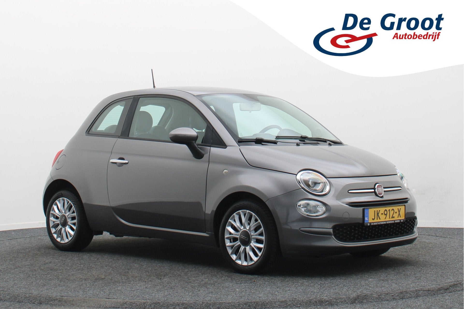 Fiat 500 0.9 TwinAir Turbo Popstar Automaat, Bluetooth, Airc, Auto's, Stof, Gebruikt, Origineel Nederlands, Bedrijf