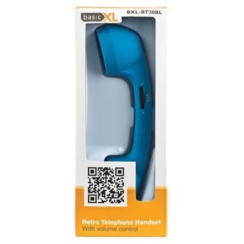 BasicXL BXL-RT20BL Retro telefoonhoorn blauw, Verzenden, Nieuw, Overige typen