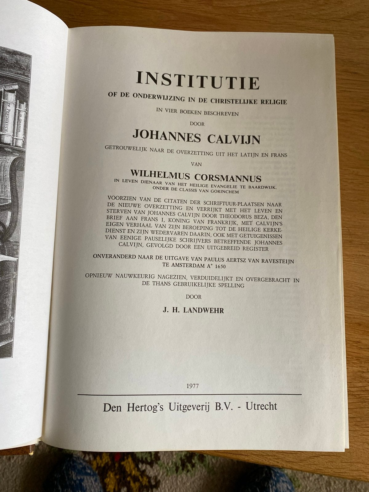 Institutie van Johannes Calvijn - 1977, Ophalen, Gelezen, Christendom | Protestants