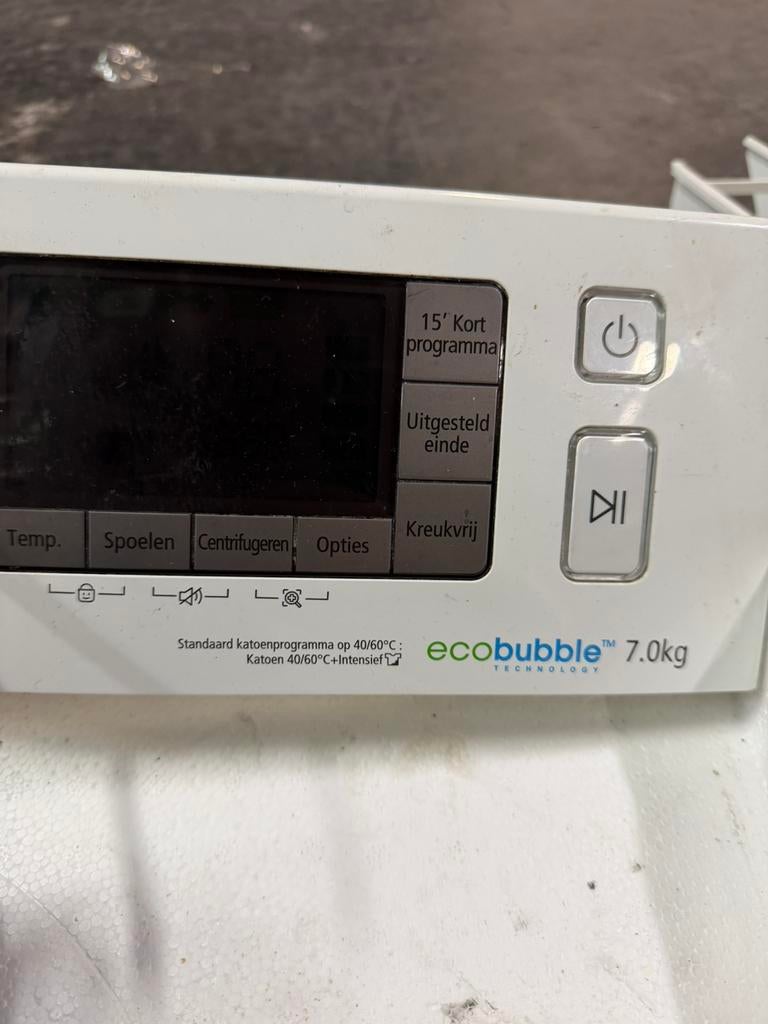 Samsung EcoBubble 7.0kg Wasmachine Onderdelen, Gebruikt, Ophalen of Verzenden, Voorlader, Kort programma
