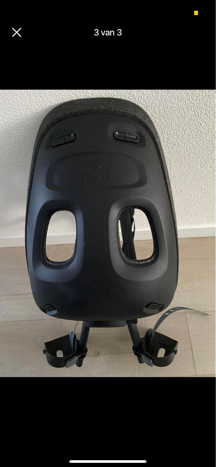Thule Yepp Nexxt Mini Fietsstoeltje - Voorzitje, Ophalen, Voetsteuntjes, Voorzitje, Zo goed als nieuw