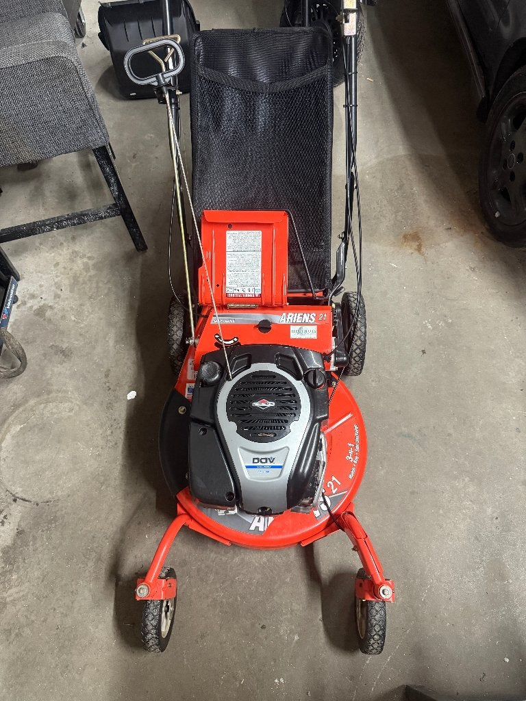 Ariens Loopmaaier 53cm | Zelfrijdend | Zwenkwielen, Ophalen of Verzenden, Opvangbak, 50 cm of meer, Balkmaaier