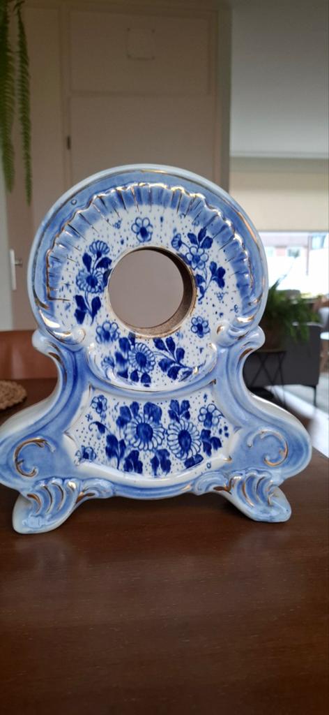 Delfts Blauwe Keramische Klokkast, Ophalen of Verzenden
