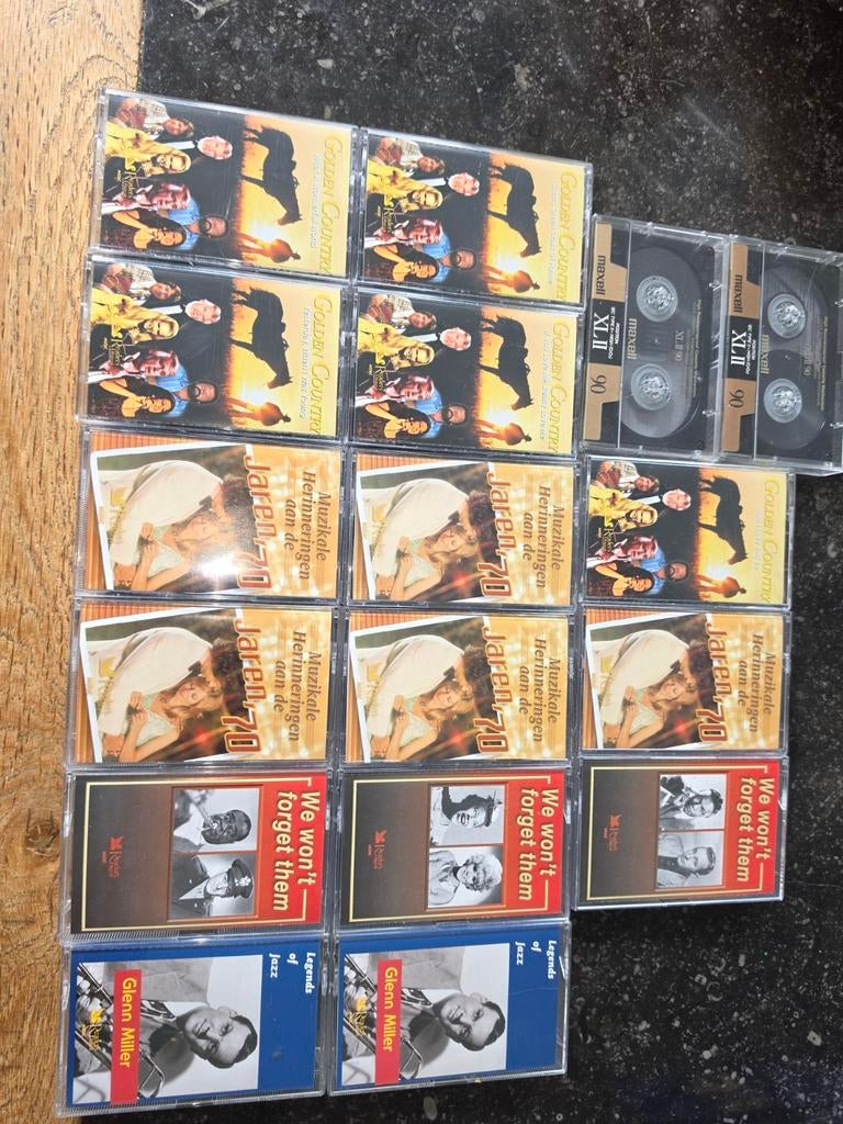 Cassettebandjes: Golden Country, Jaren '70, Jazz, Maxell, Gebruikt, Ophalen of Verzenden, Voorbespeeld, Country en Western