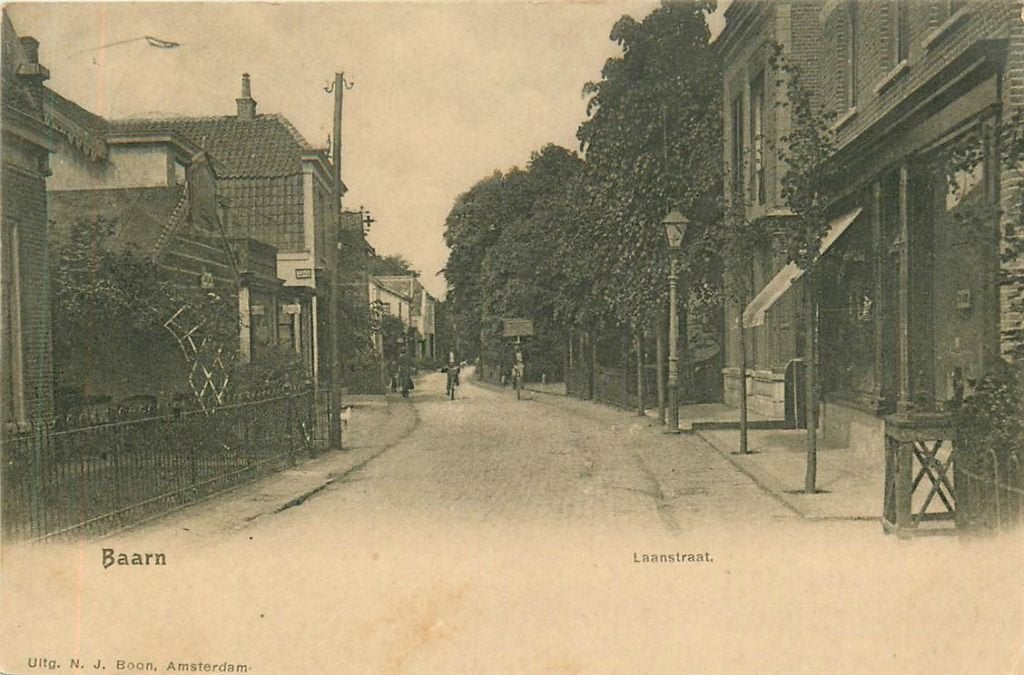 701-107-049 Baarn Laanstraat, Verzamelen, Ansichtkaarten | Nederland, Utrecht, Voor 1920, Verzenden