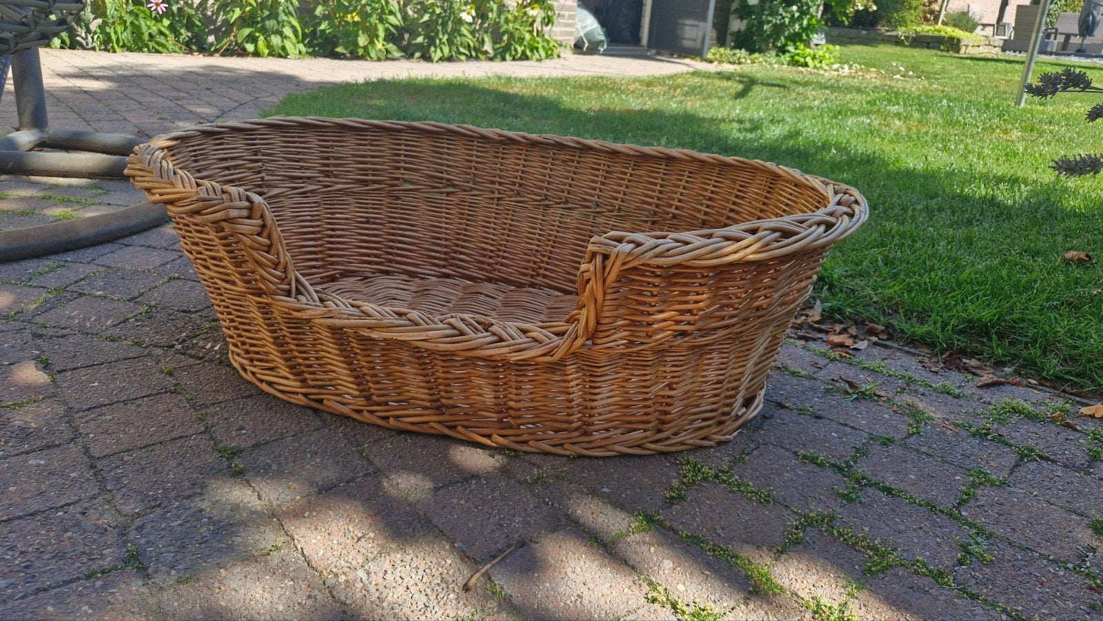 Rietenhondenmand maat 80x60cm gebruikt maar in goede staat., Ophalen, Gebruikt