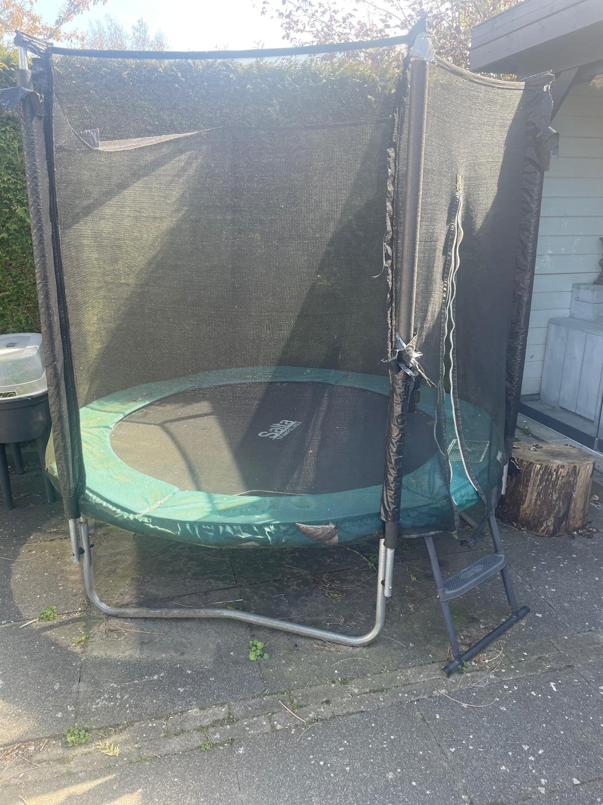 Salta Trampoline (net moet vervangen), Ophalen, Gebruikt