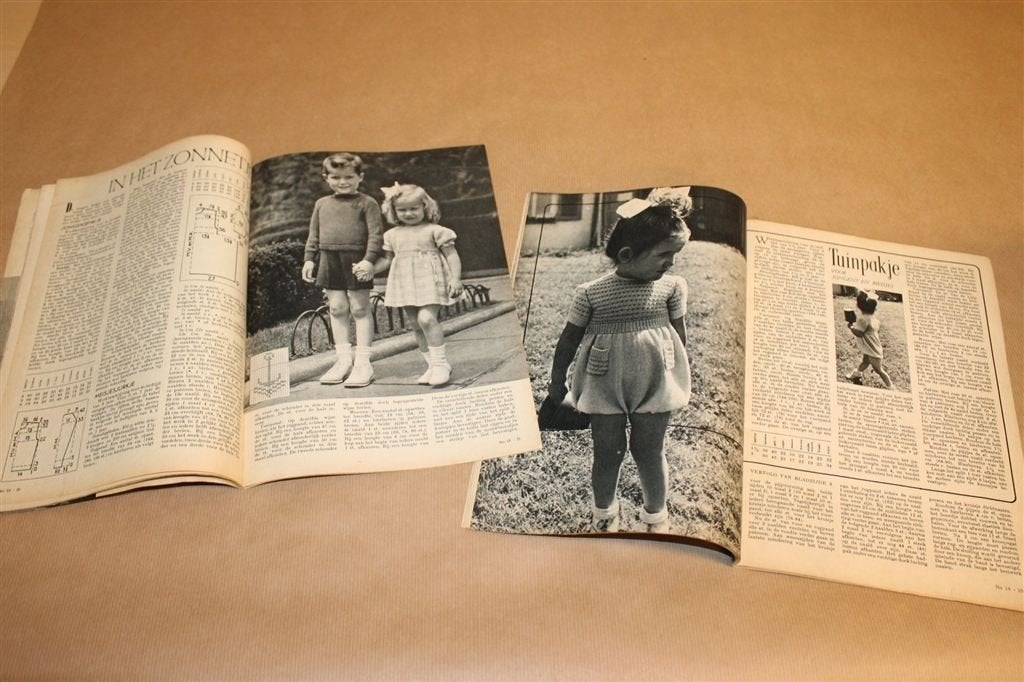 Libelle 1949 & 1951 — Mode En Patronen — Vintage, Boeken, Ophalen of Verzenden, Gelezen, Damesbladen