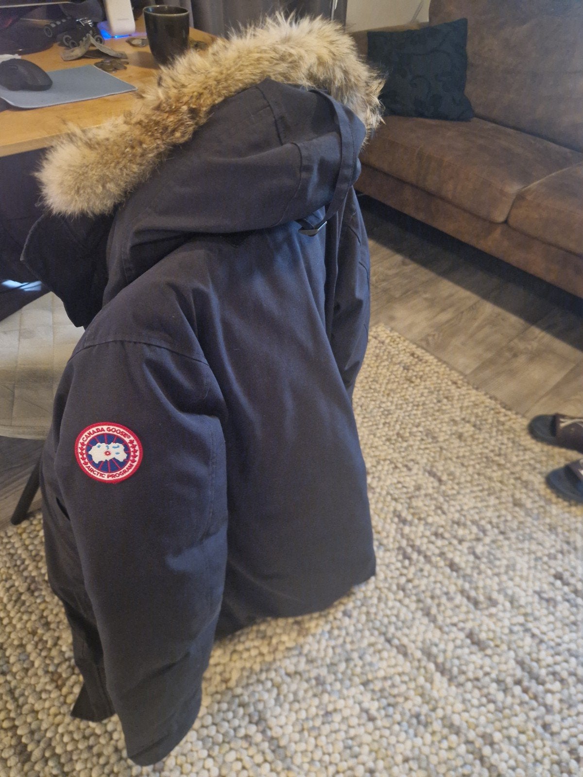 Echte canada goose parka, Maat 52/54 (L), Blauw, Canada Goose, Ophalen of Verzenden