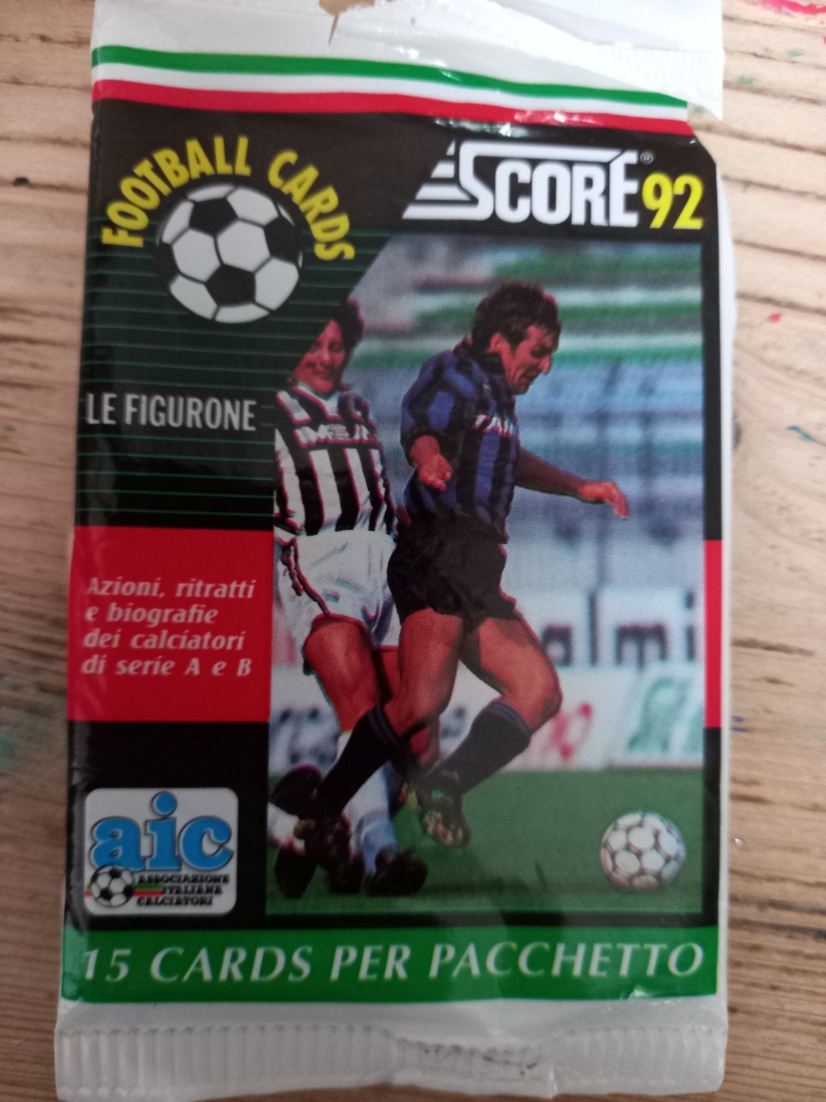 Serie A voetbal kaarten uit 1992. Inclusief Gianluca Vialli