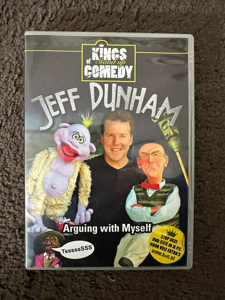 Jeff Dunham - Arguing with Myself DVD - Stand-up Comedy, Vanaf 12 jaar, Ophalen of Verzenden, Gebruikt, Stand-up of Theatershow