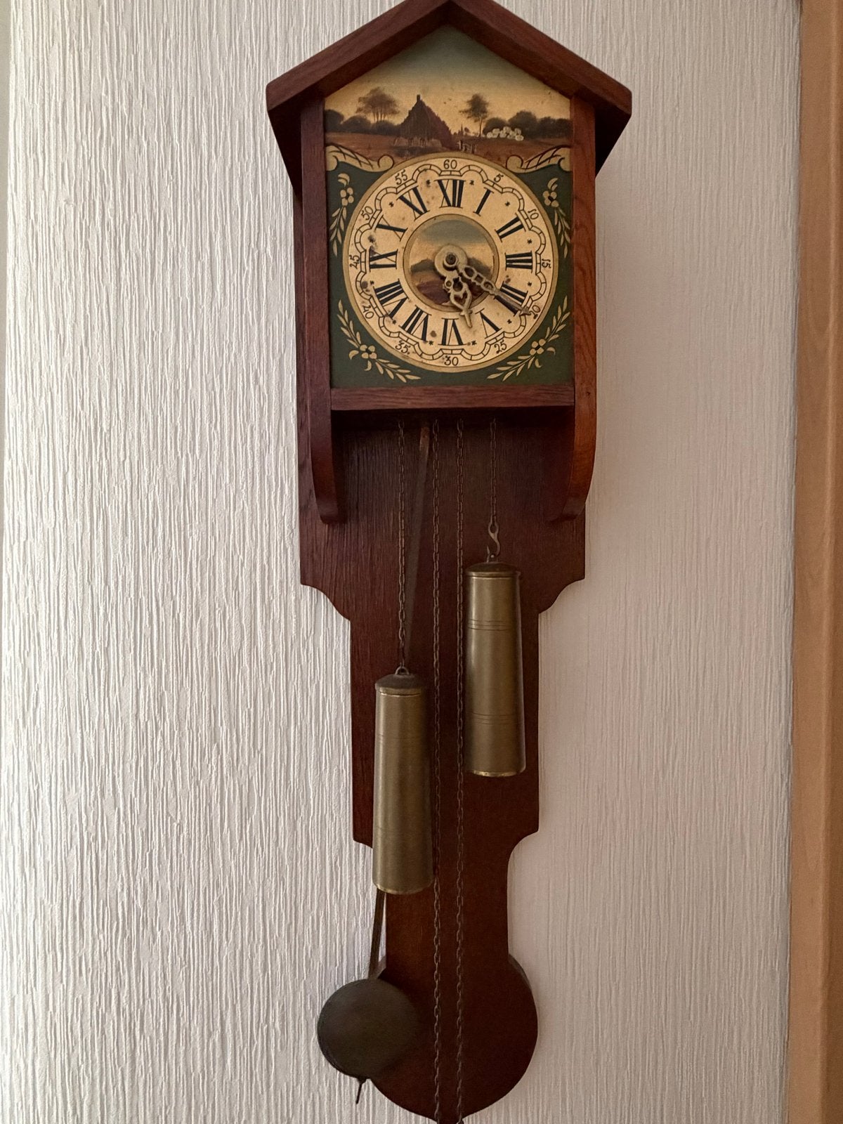 Mooie goedwerkende Friesche Staartklok, Ophalen of Verzenden