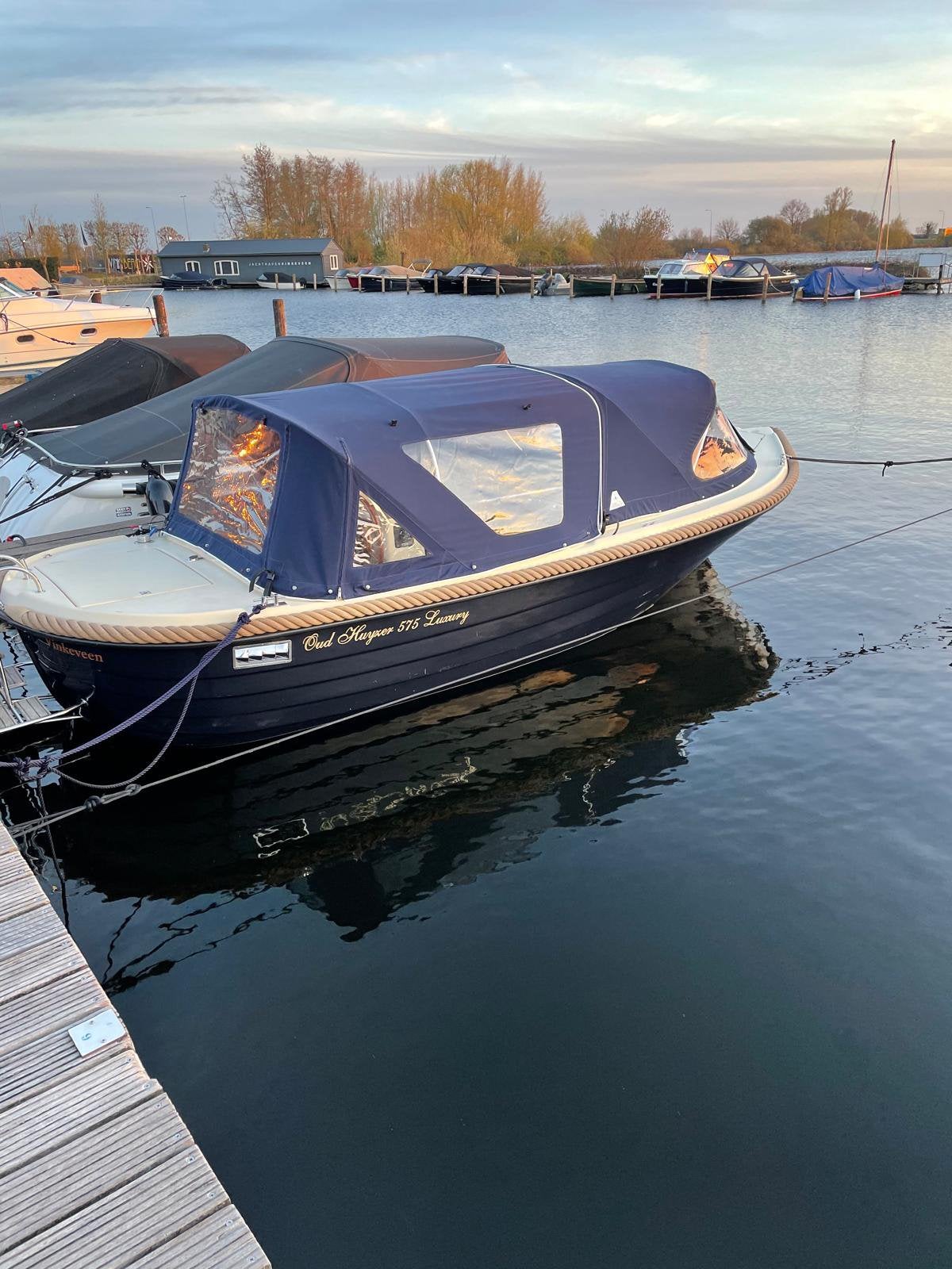 Te koop Oud Huijzer 575 luxury sloep weekender kampeersloep, Watersport en Boten, Sloepen, Gebruikt, 2 m, 20 pk, 40 cm