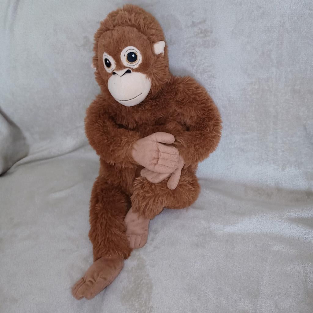 Ikea djungelskog  bruine aap. Orang oetan., Kinderen en Baby's, Speelgoed | Knuffels en Pluche, IKEA, Ophalen of Verzenden, Zo goed als nieuw