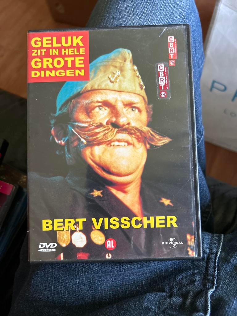 Bert Visscher - Geluk zit in hele grote dingen DVD, Alle leeftijden, Ophalen of Verzenden, Gebruikt, Stand-up of Theatershow