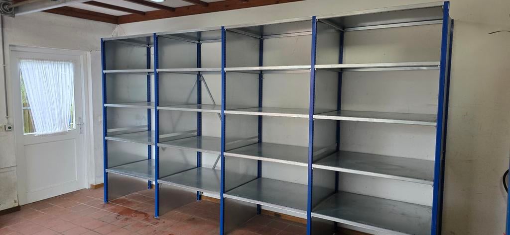 4,1 meter stow legbordstelling , magazijnstelling , stelling, Ophalen