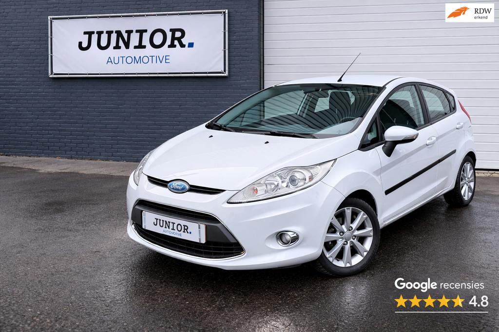 Ford Fiesta 1.25 Trend AIRCO/LMV/XENON/AUX, Auto's, Ford, Voorwielaandrijving, Stof, 4 cilinders, Wit