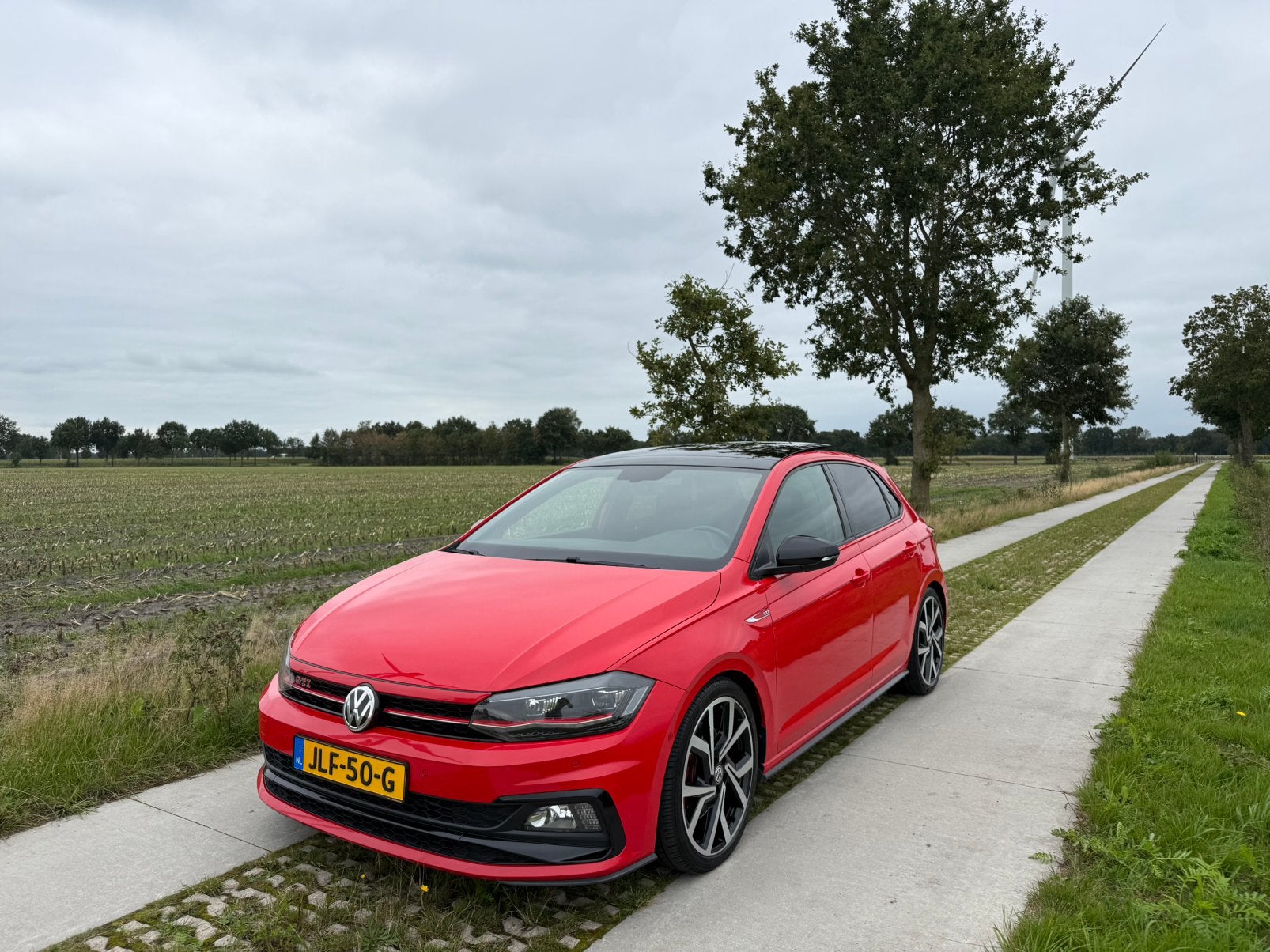 Volkswagen Polo 2.0 TSI 200pk 2018 Rood, Stof, Euro 6, 4 cilinders, 1984 cc