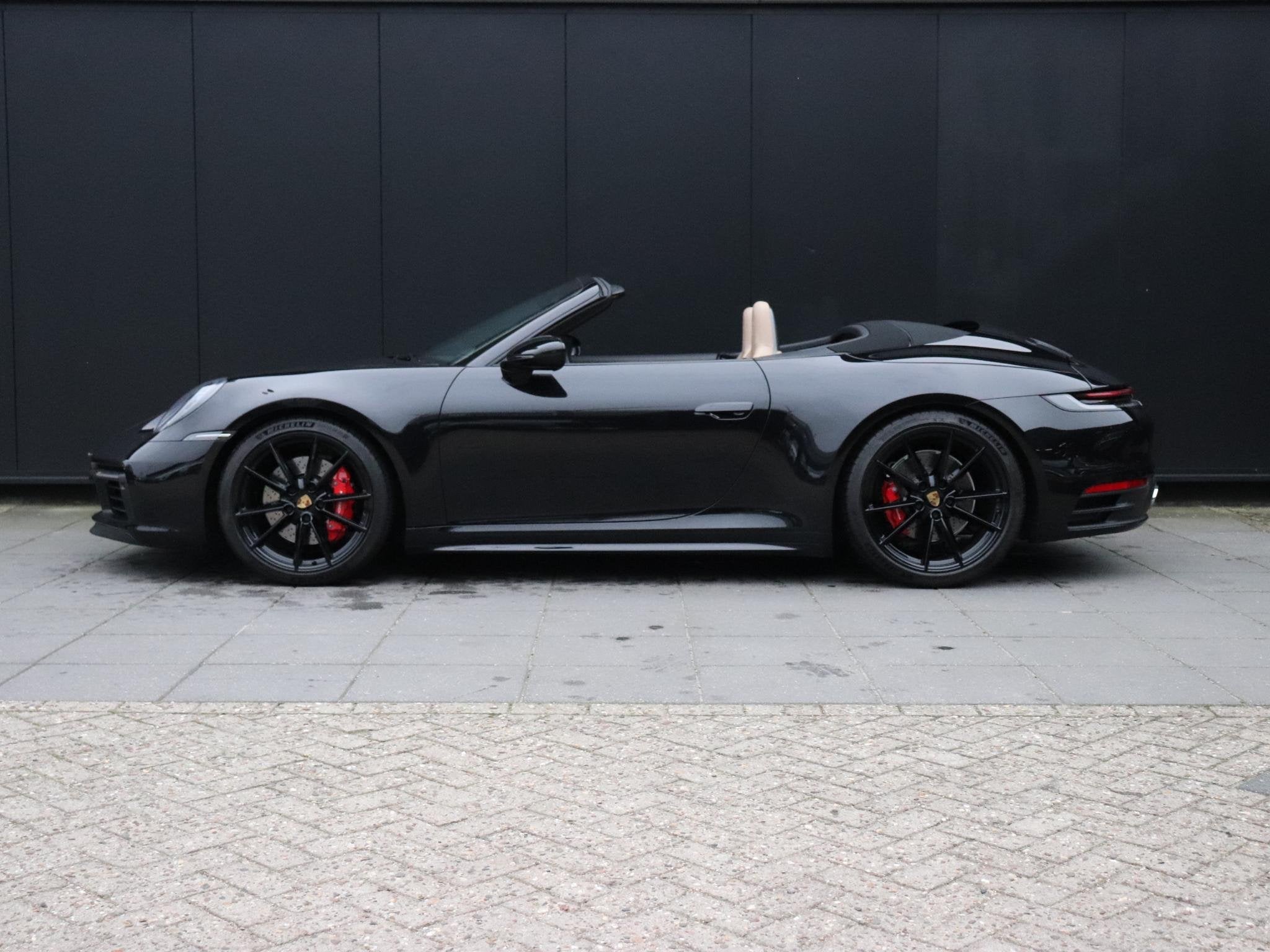 Porsche 911 Cabrio 3.0 Carrera 4 S | BURMESTER | LIFTING |PD, Automaat, Cabriolet, 4 stoelen, Zwart