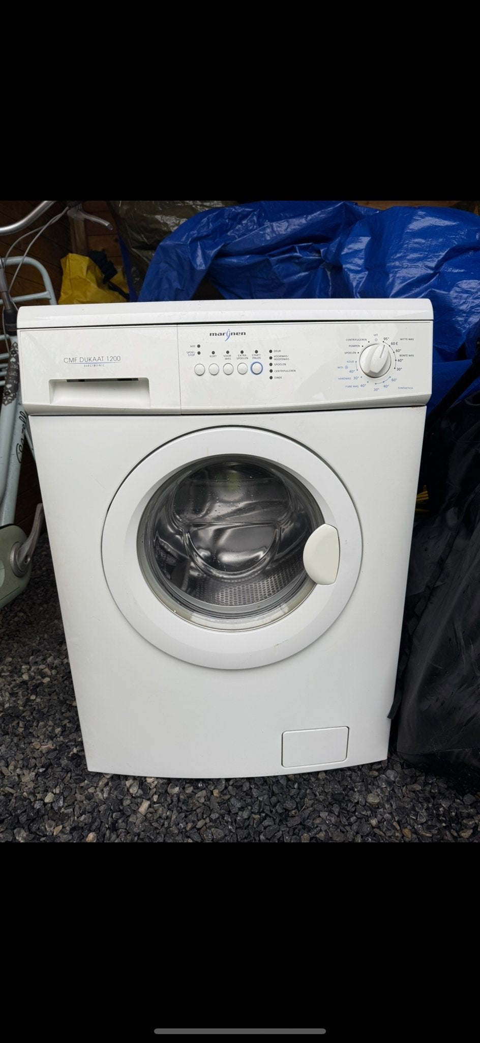 Wasmachine CMF DUKAAT 1200 - Gebruikt, Ophalen, Gebruikt, Voorlader, Kort programma