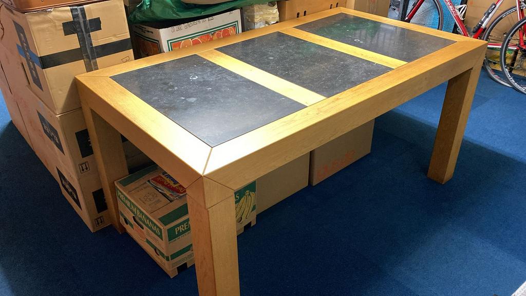 4-persoons eetkamertafel T.E.A.B., Huis en Inrichting, Ophalen, Gebruikt, 50 tot 100 cm, 150 tot 200 cm
