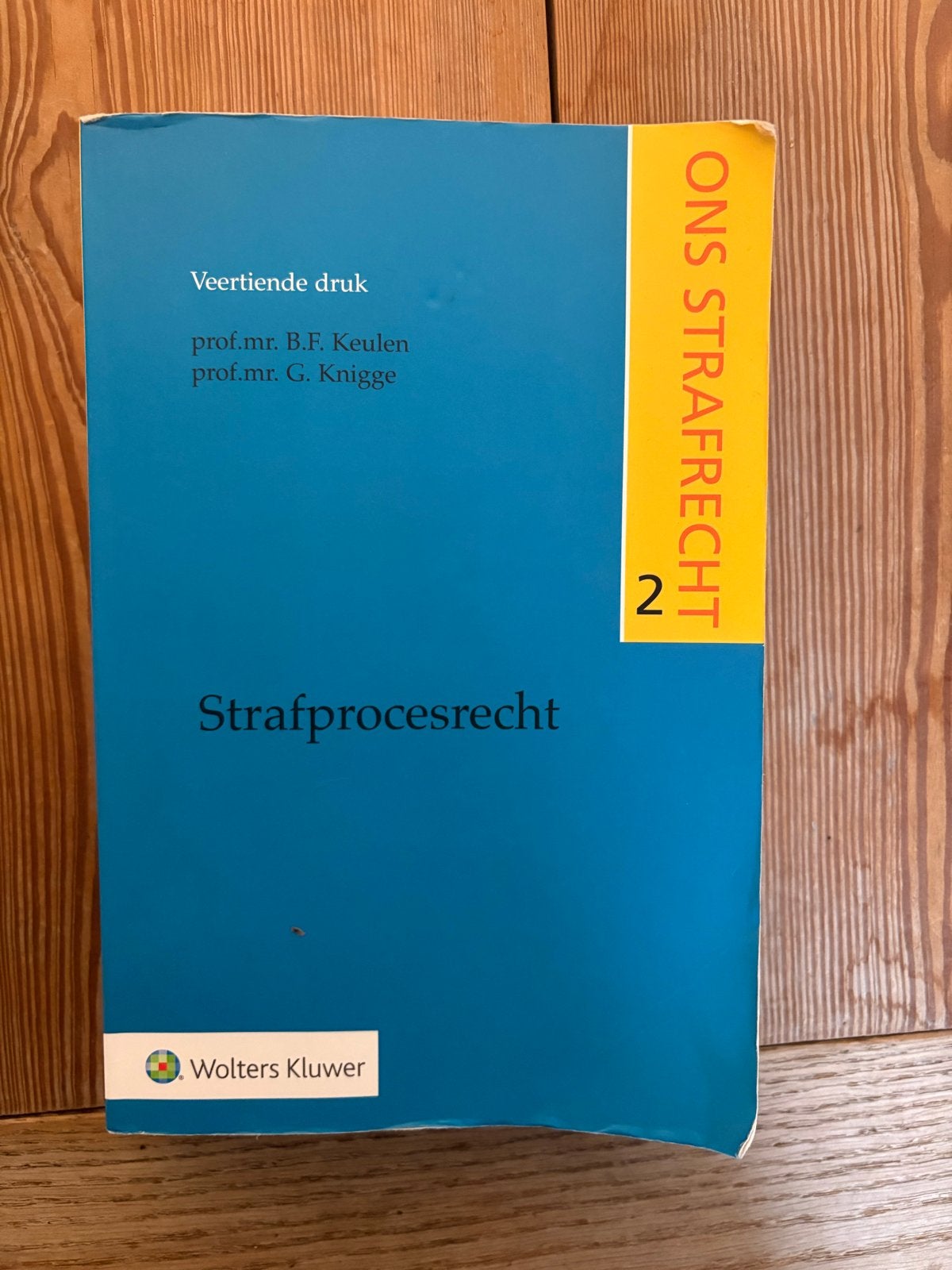 Ons Strafrecht 2: Strafprocesrecht (Veertiende druk), Ophalen of Verzenden, Gamma, Gelezen, WO