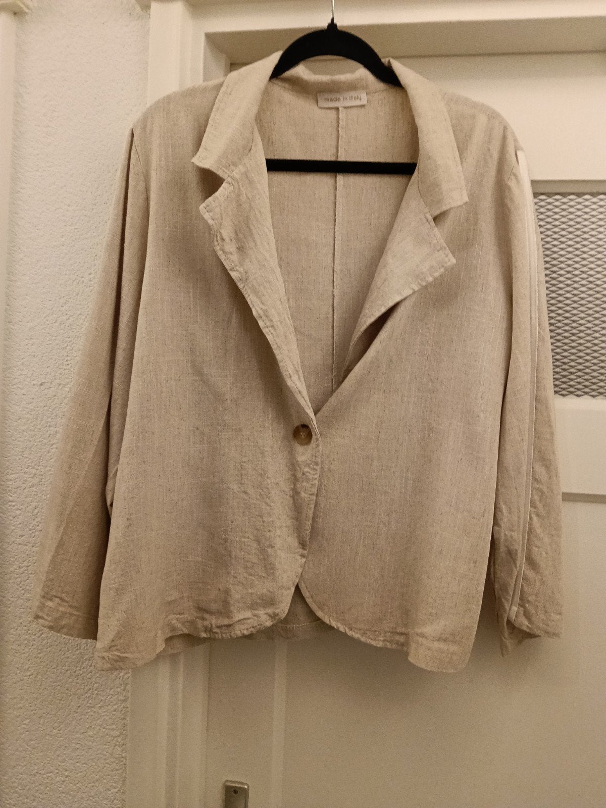 Mooi linnen viscose pak, broek en blazer, Kleding | Dames, Ophalen of Verzenden, Nieuw, Wit